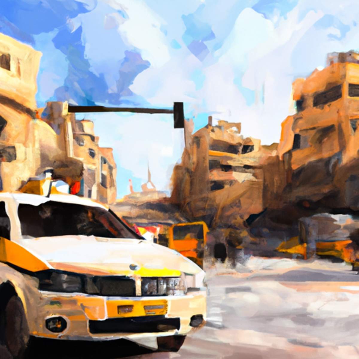 Taxi fare in Syria