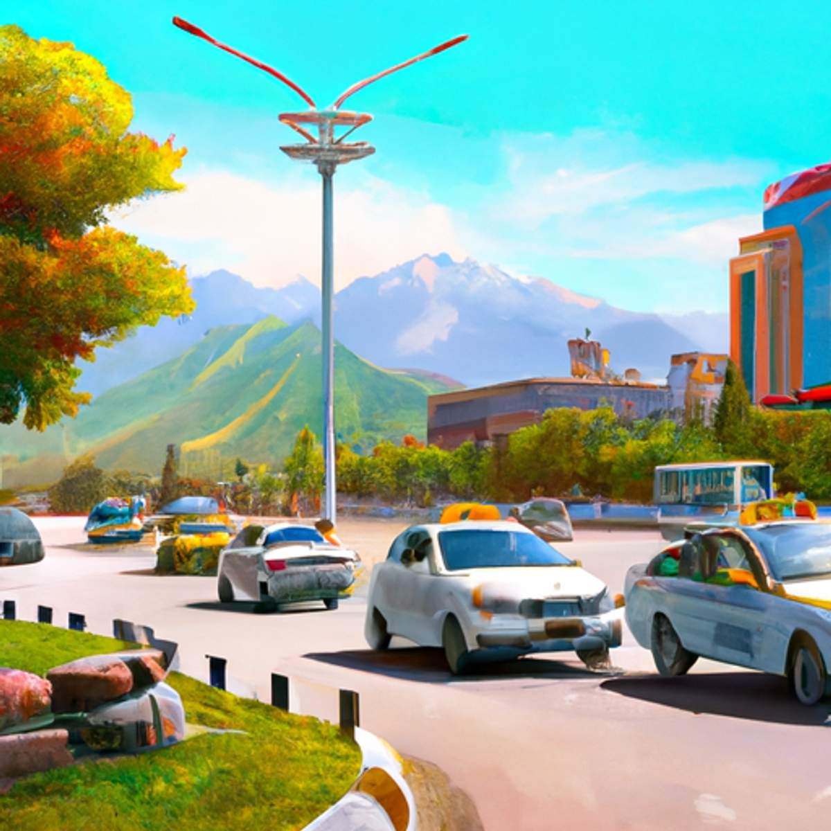Taxi fare in Kyrgyzstan