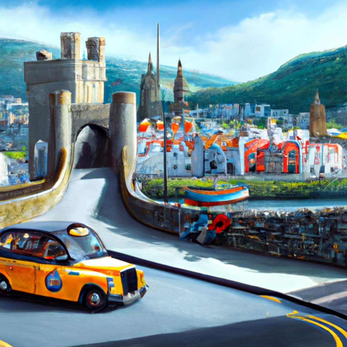 Taxi fare in Wales