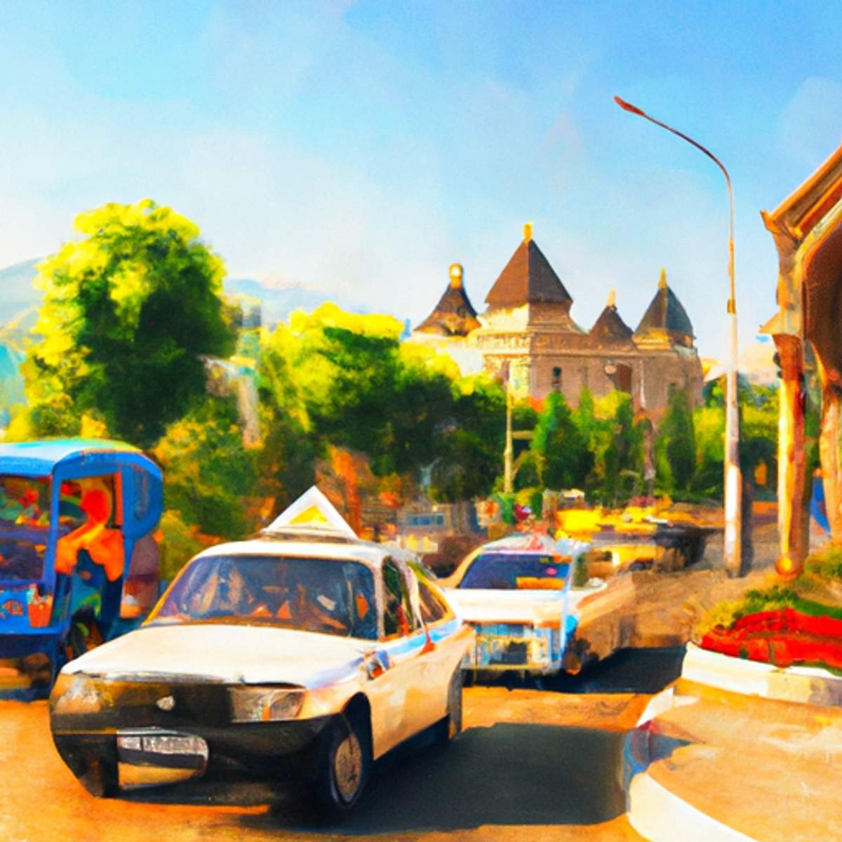 Taxi fare in Uzbekistan