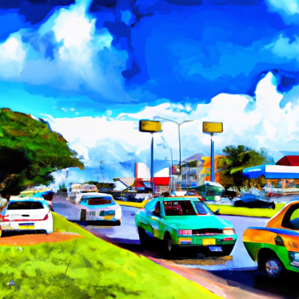 Taxi fare in Guyana