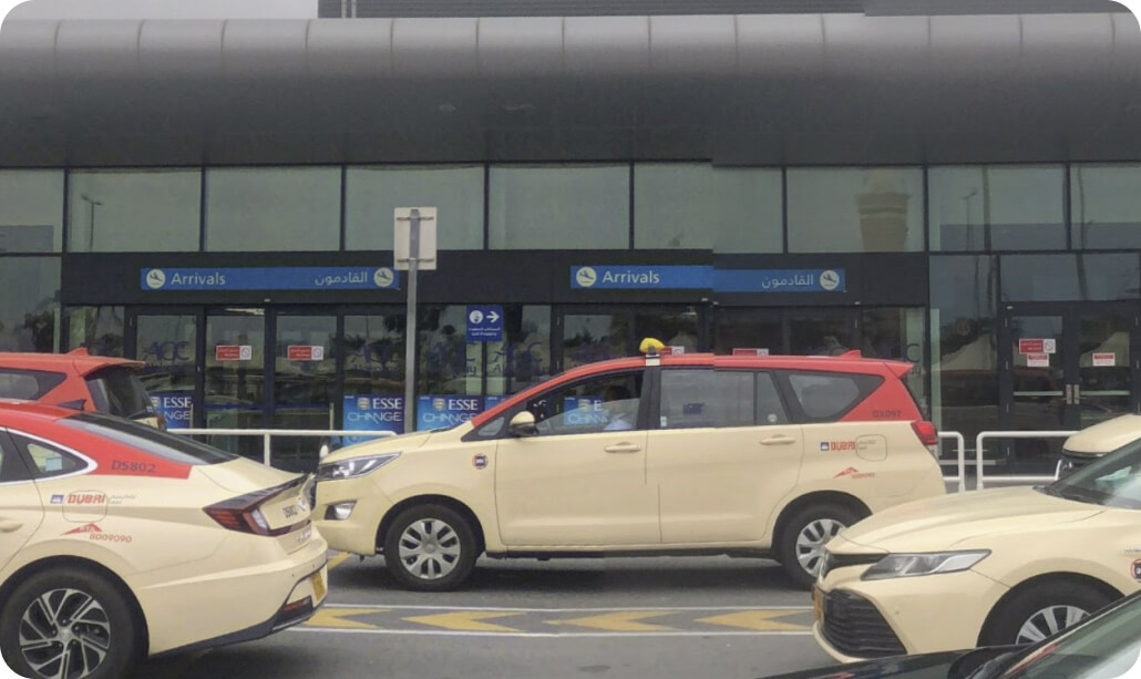 dubai airport taxi station